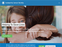 Tablet Screenshot of leukaemiacancersociety.org